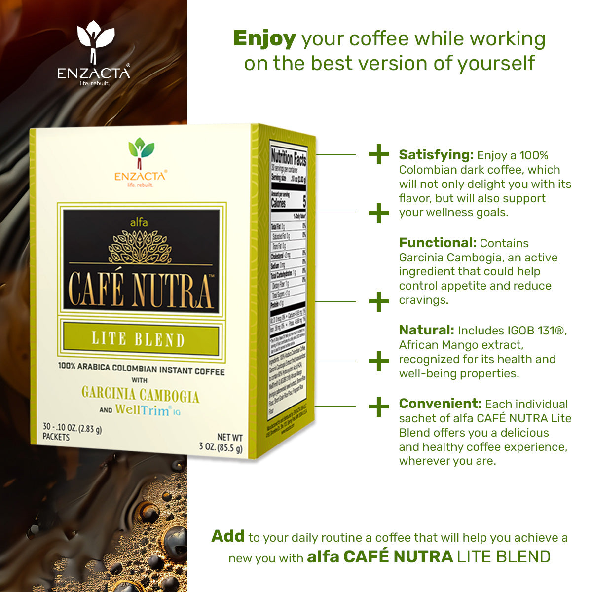 alfa CAFÉ NUTRA LITE BLEND